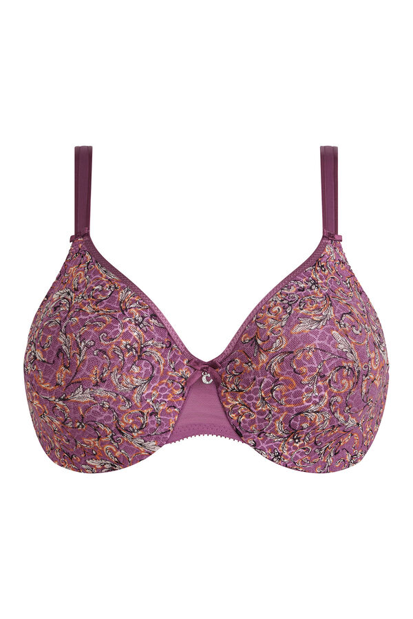 Chantelle Tanga de renda Intrinsic estampado