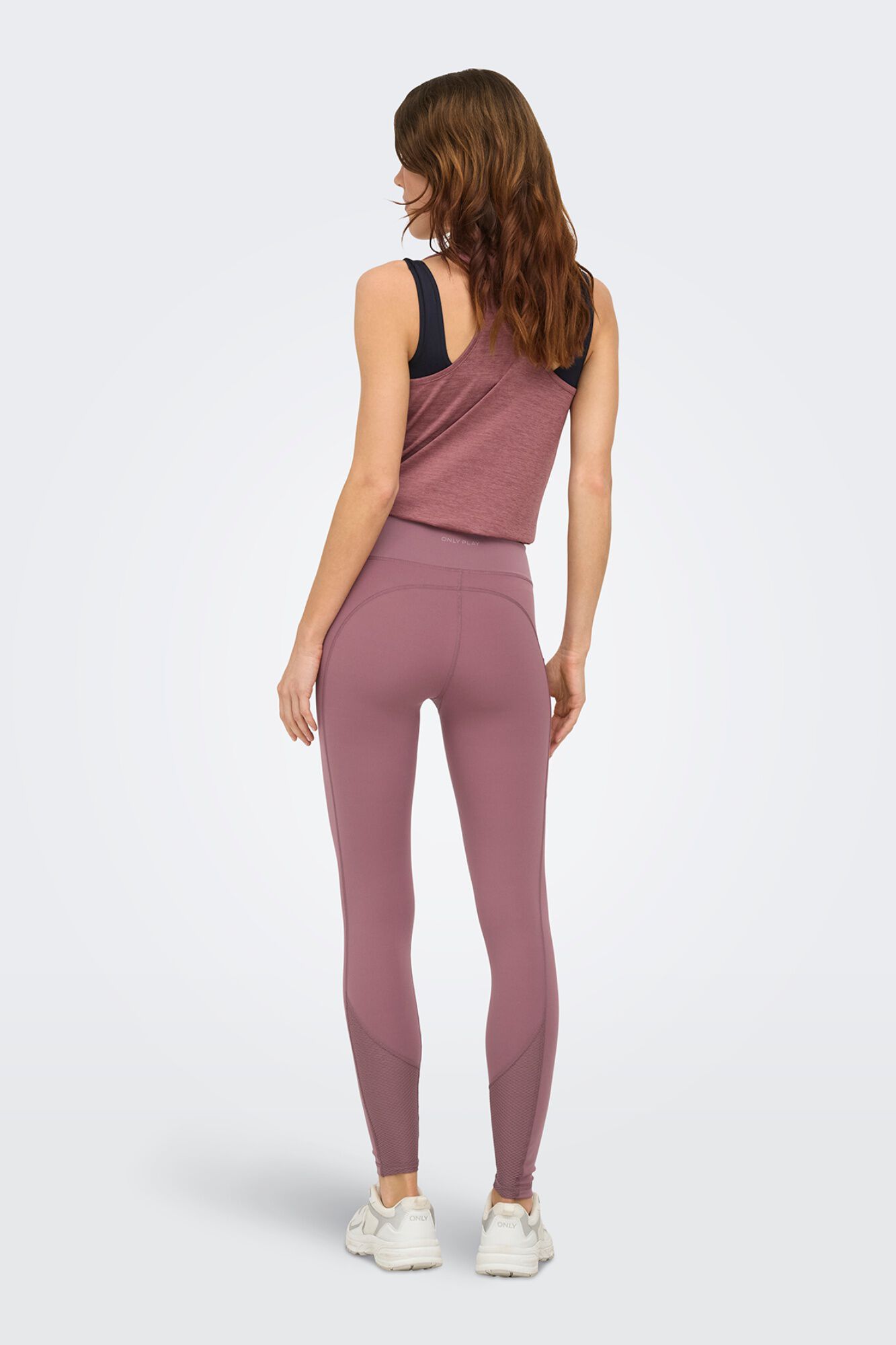Only Play Legging con detalle Mesh