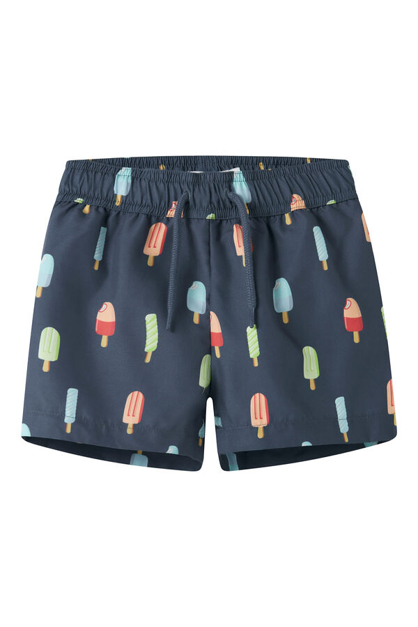 Name it Fato de banho de menino com estampado de gelado azul