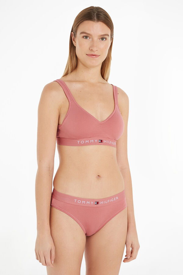 Tommy Hilfiger Sujetador push-up triangular Tommy Hilfiger rosa