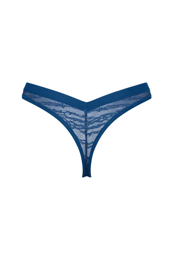 Sloggi Braga Tanga azul
