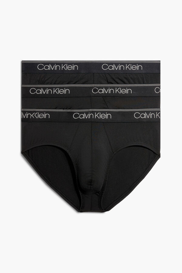 Calvin Klein Pack de 3 slips Micro Stretch negro