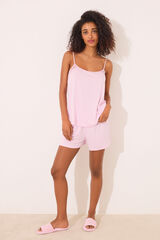 Women'secret Pijama corto viscosa rosa rosa