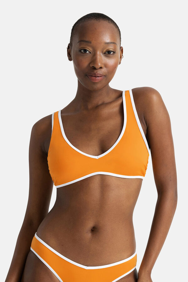 Dorina Top de bikini con relleno fino Sydney naranja