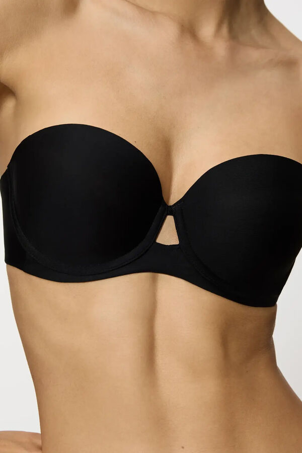 Triumph Sujetador sin tirantes Pure Micro WDP negro