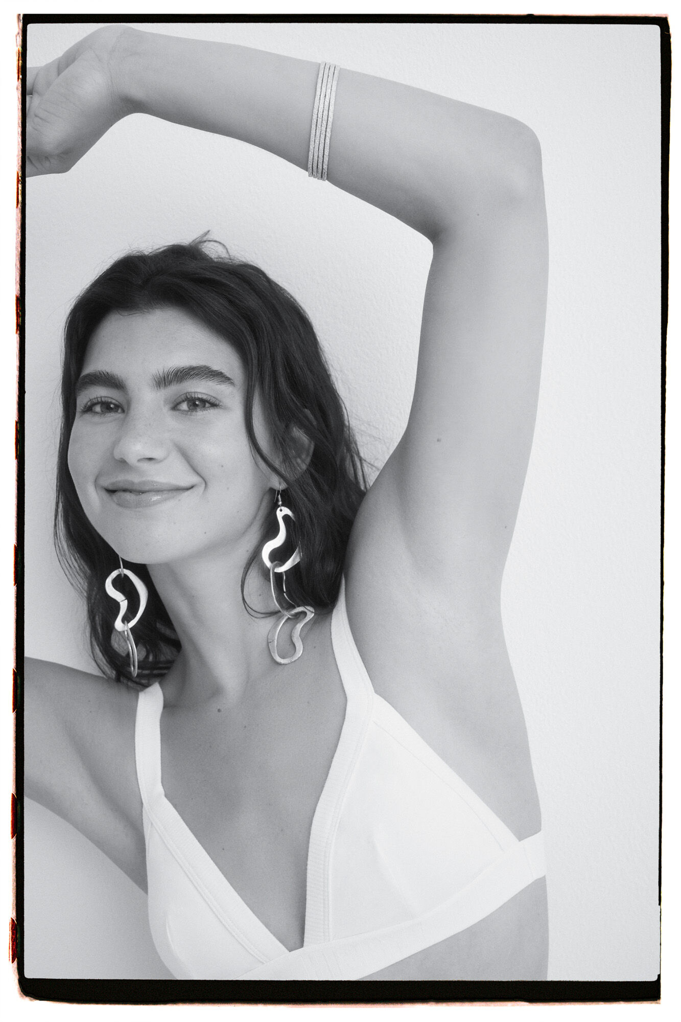 HI&BYE Sujetador triangular algod&oacute;n marfil