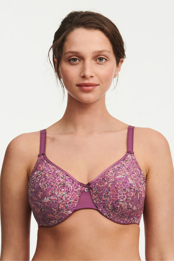 Chantelle Tanga de renda Intrinsic estampado