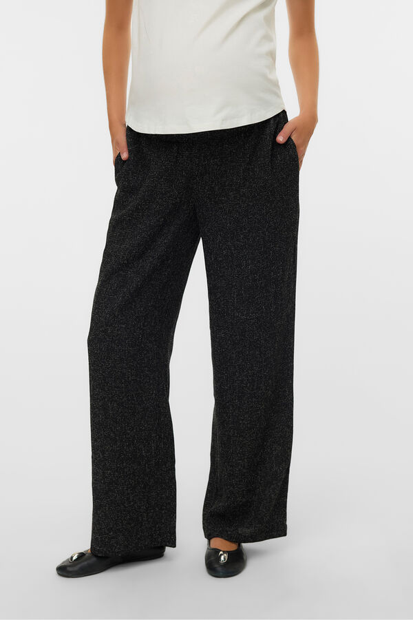 Mamalicious Pantalon ancho maternity  negro