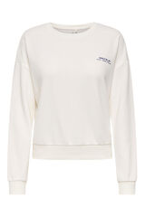 Only Play Sweatshirt gola redonda branco