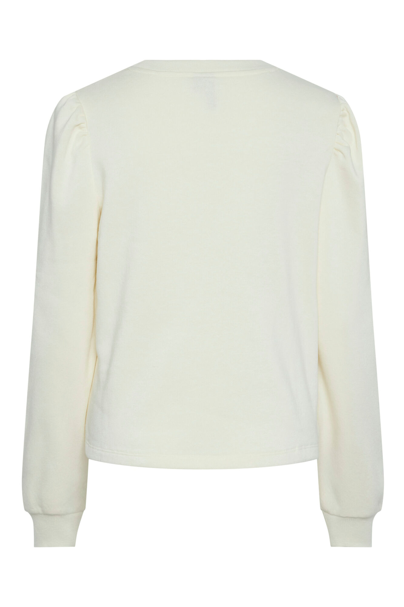 Pieces Schlichtes Sweatshirt mit Raffung