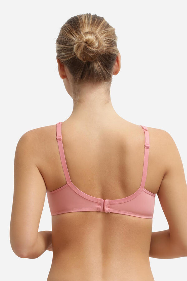 DIM Soutien com aro grande capacidade em tule rosa
