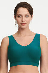 Chantelle Tanga de renda Intrinsic azul