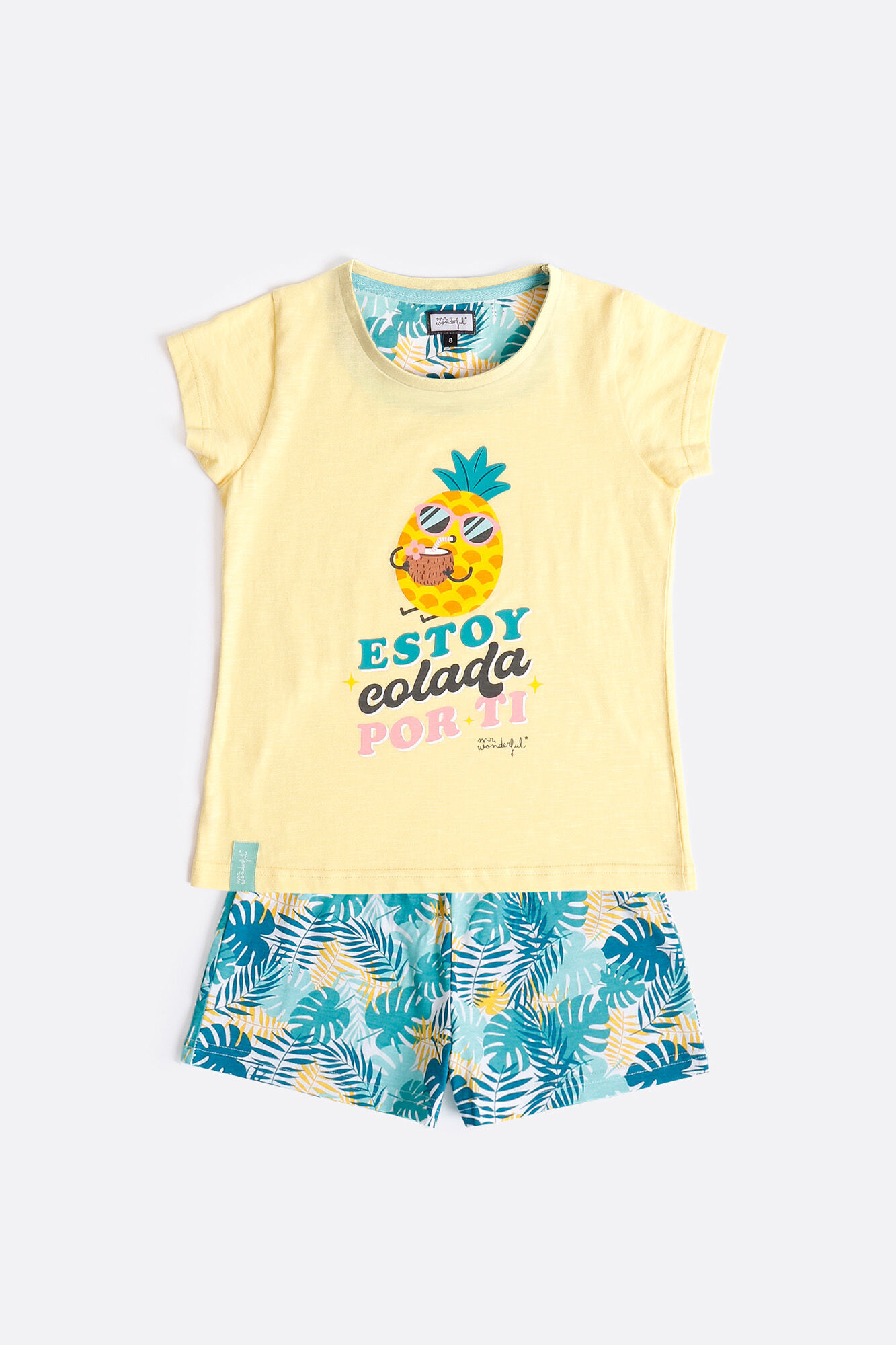 Admas MR WONDERFUL Pijama Manga Corta Pi&ntilde;a para Ni&ntilde;a