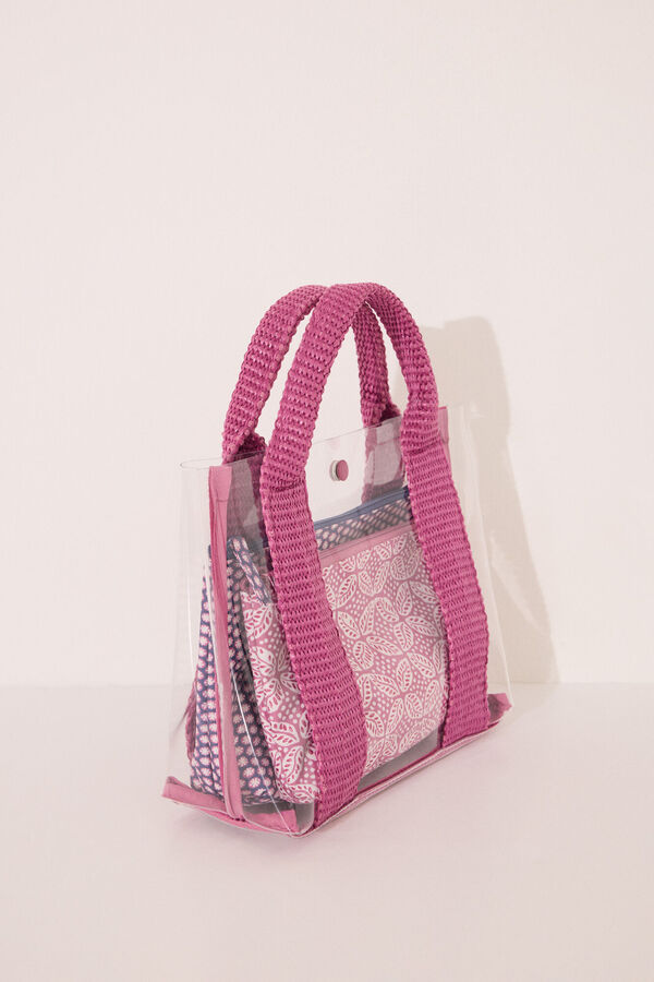 Women'secret Pacote de bolsas de higiene pessoal estampado multicoloridas estampado