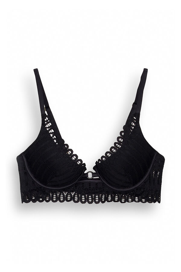 Women'secret GORGEOUS Sujetador push up encaje negro negro