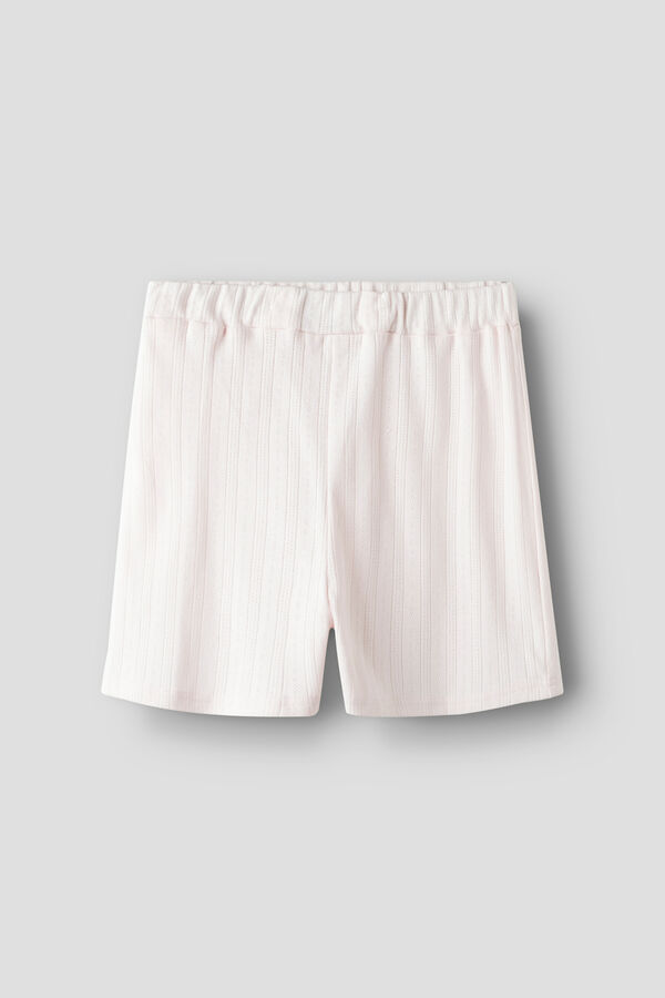 Lmtd Cal&ccedil;&otilde;es de malha rendada com cintura el&aacute;stica rosa