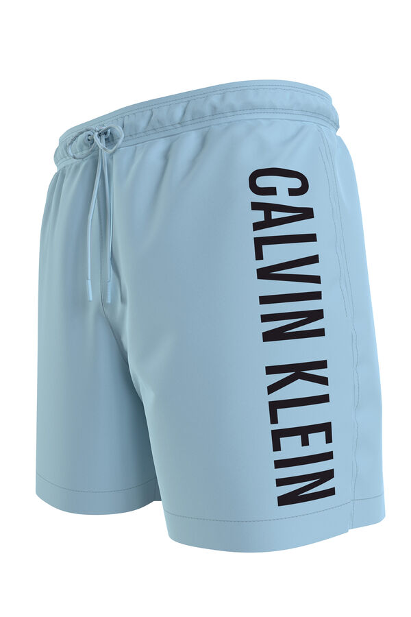 Calvin Klein Ba&ntilde;ador de largo medio con cord&oacute;n - Intense Power azul