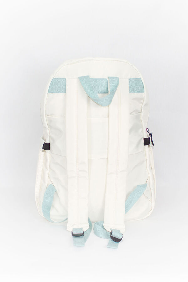 Mr. Wonderful Mochila blanca The perfect match estampado