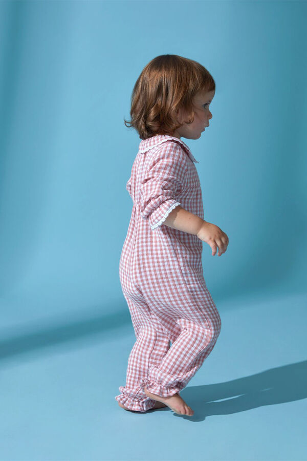 Gocco Pijama estampado vichy cru