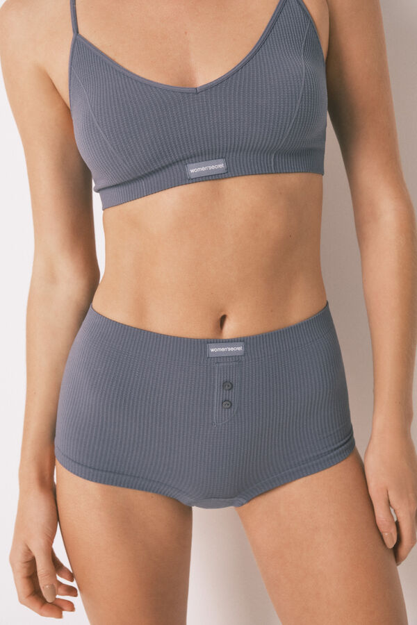 Women'secret Cueca boxer azul