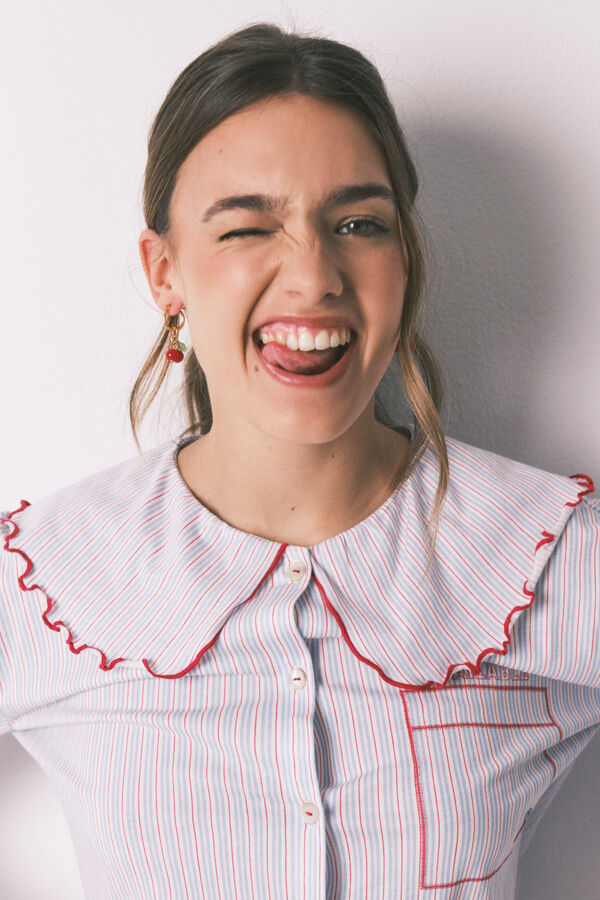 Women'secret Pijama largo algod&oacute;n cuello bobo estampado