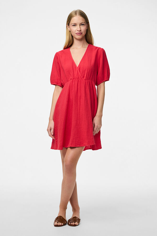 Pieces Vestido curto  rosa