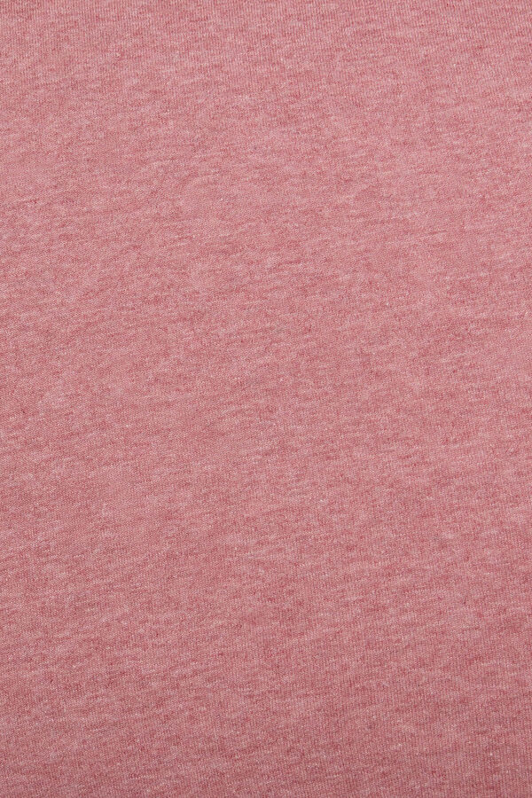 Textura Fronha de malha de algod&atilde;o sustent&aacute;vel   rosa