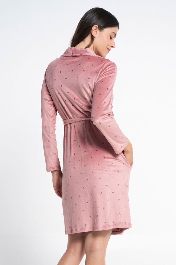 Ohma! Robe tondosa estampado rosa