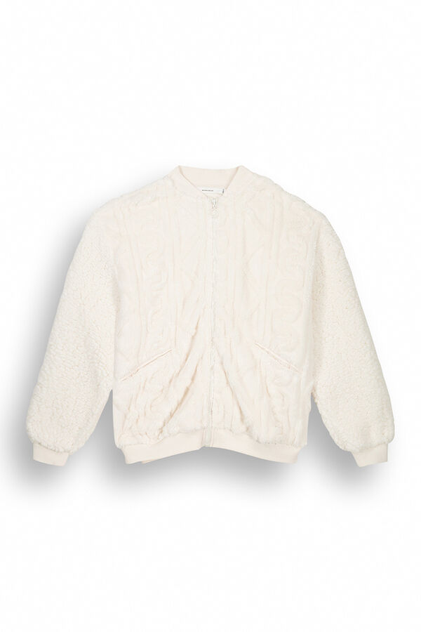 Women'secret Bata corta manga borreguito marfil