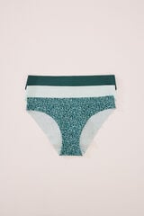 Women'secret Pack de 3 cuecas cl&aacute;ssicas em microfibra branco