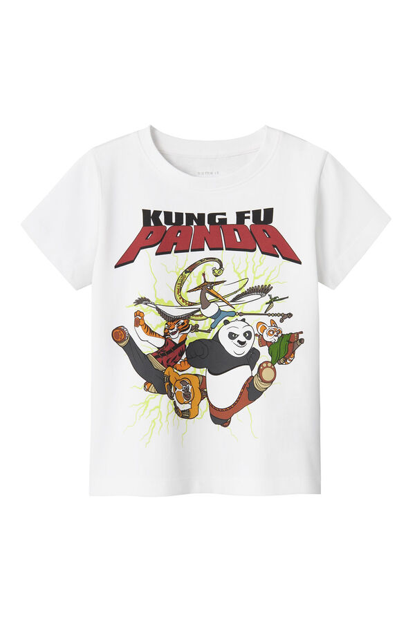 Name it Camiseta de menino Kung Fu Panda branco