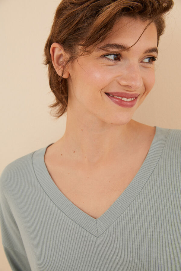 Women'secret Conjunto canal&eacute; verde verde