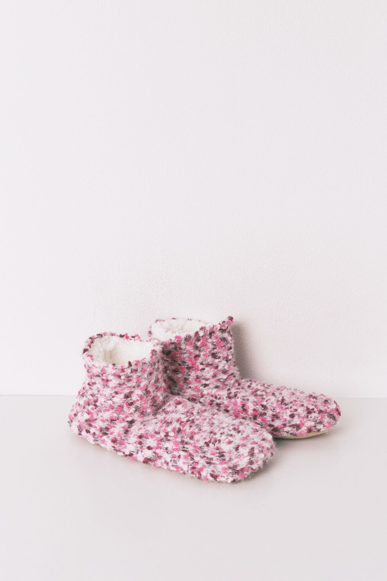 Women'secret Calcetines cortos tricot rosa
