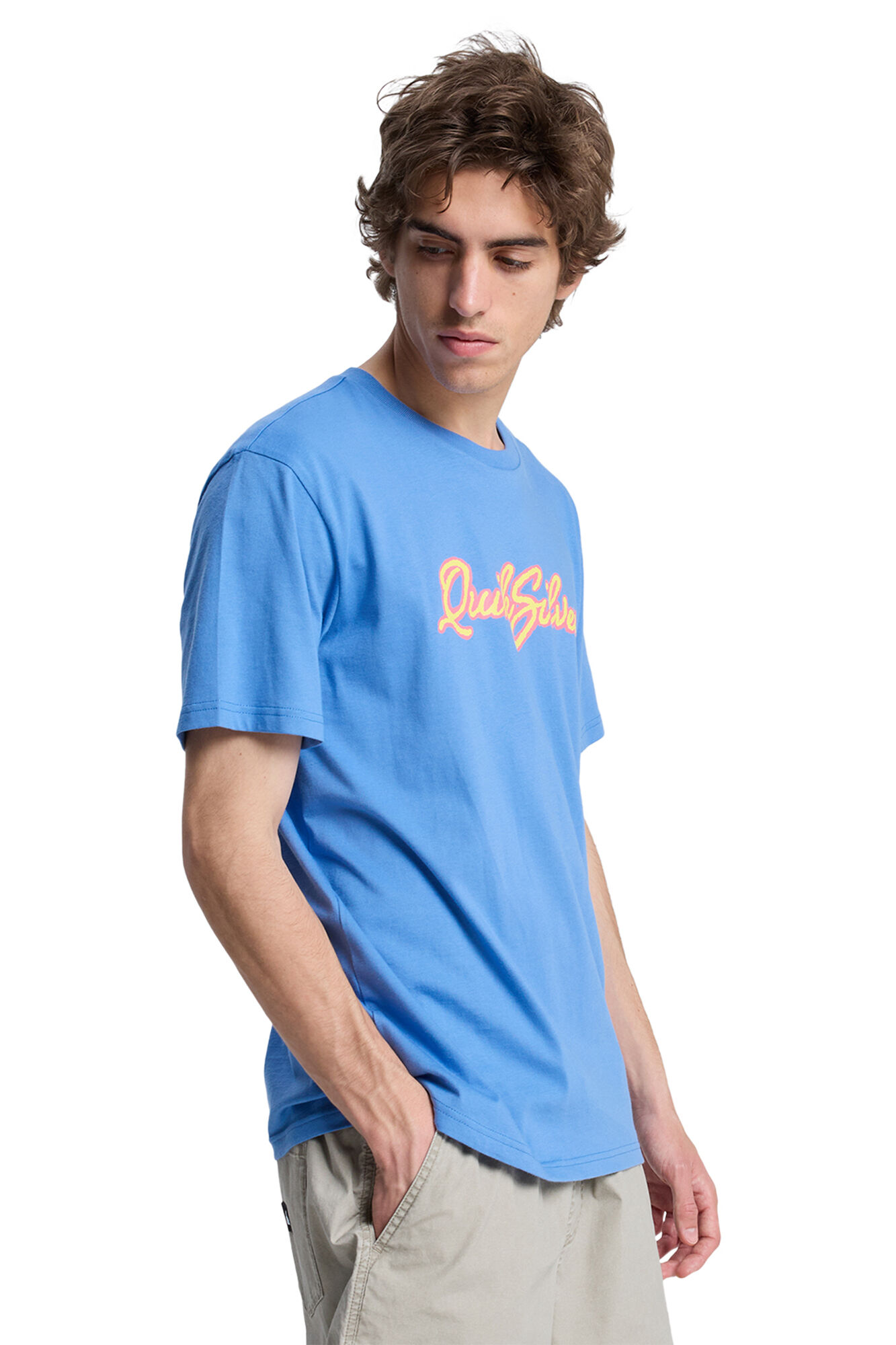 Quiksilver T-shirt manga curta logo retro