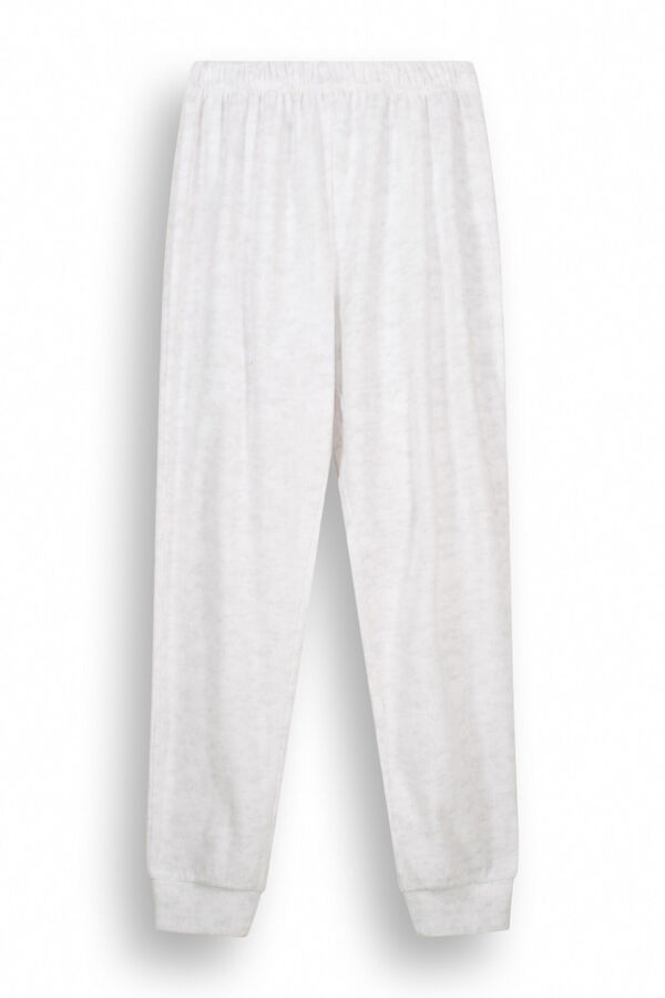 Women'secret Pijama de p&ecirc;lo comprido e polar vermelho