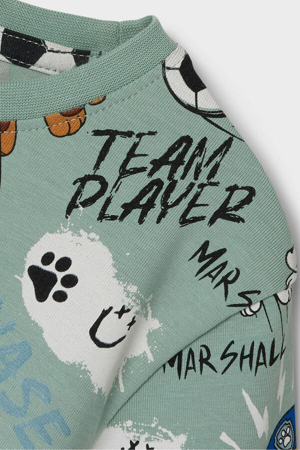 Name it Camiseta manga curta Patrulha Canina  verde