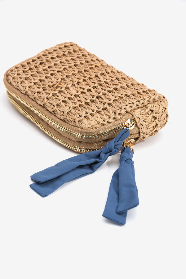 Vilanova Necessaire com efeito palha vison