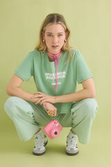 HI&BYE Pijama 100% algod&oacute;n cuadro vichy verde verde