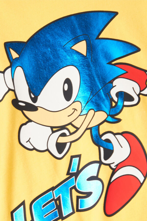 Womensecret T-shirt menino Sonic estampado