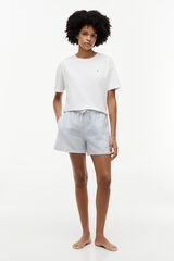 Tommy Hilfiger Pijama curto estampado a riscas estampado