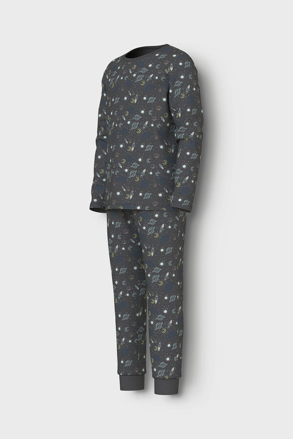 Name it Conjunto de pijama ni&ntilde;o galaxia gris
