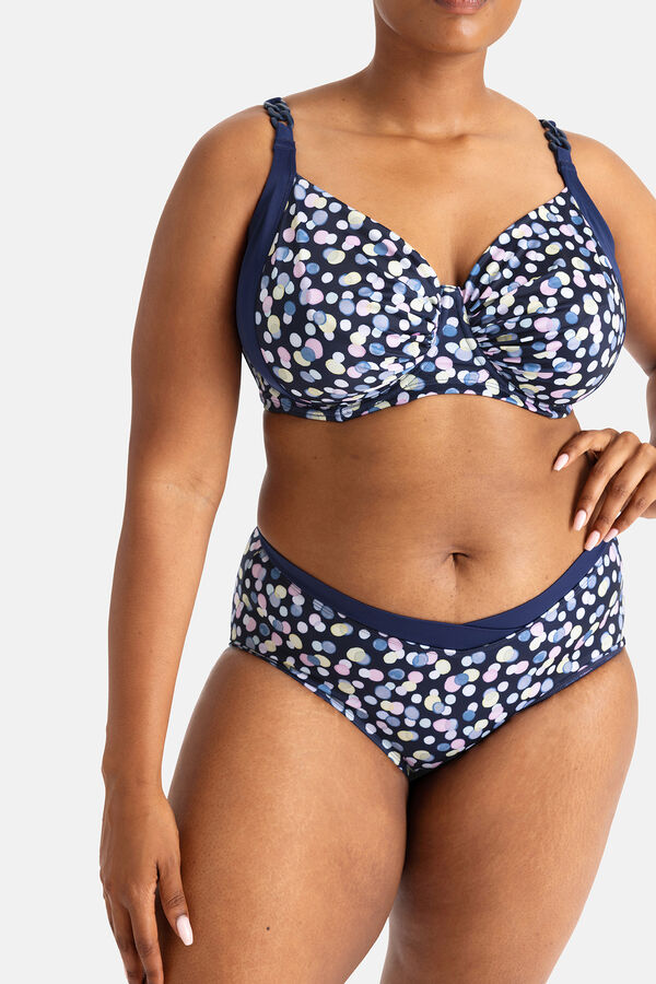 Dorina Top de biquíni não almofadado azul