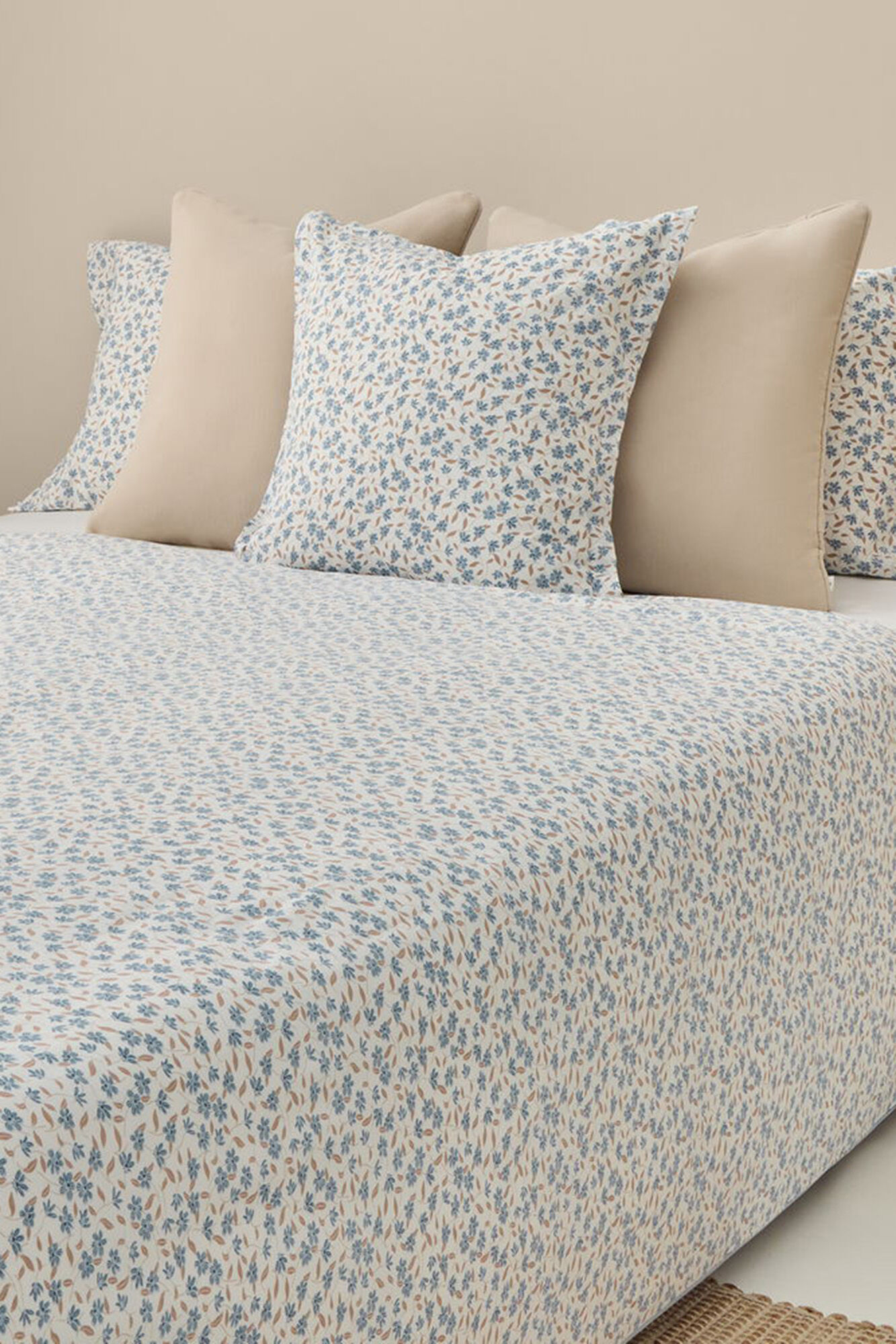 Textura Funda n&oacute;rdica algod&oacute;n flores