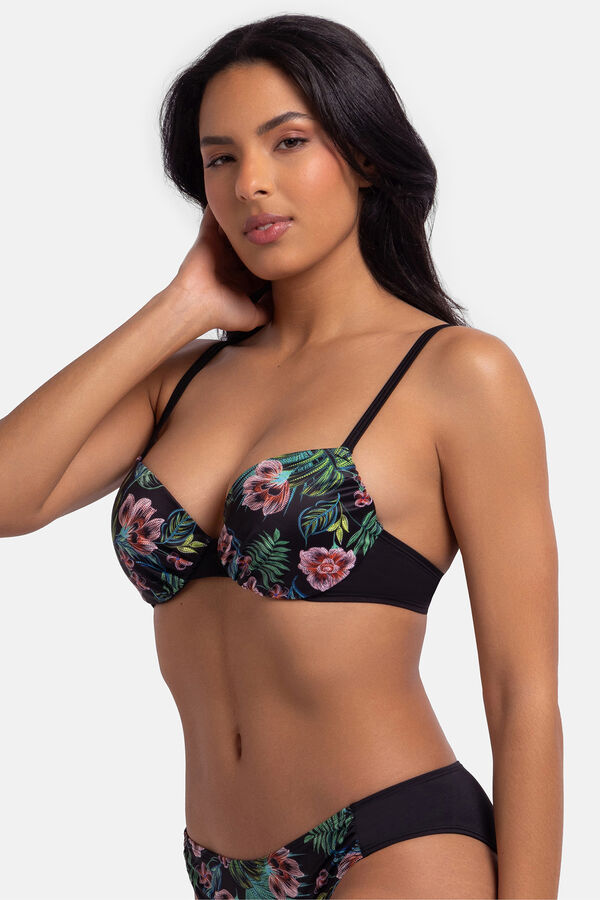 Dorina Top de biqu&iacute;ni preto preto