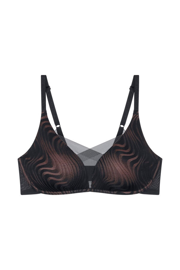 Triumph Soutien com enchimento sem aro Shape Smart preto