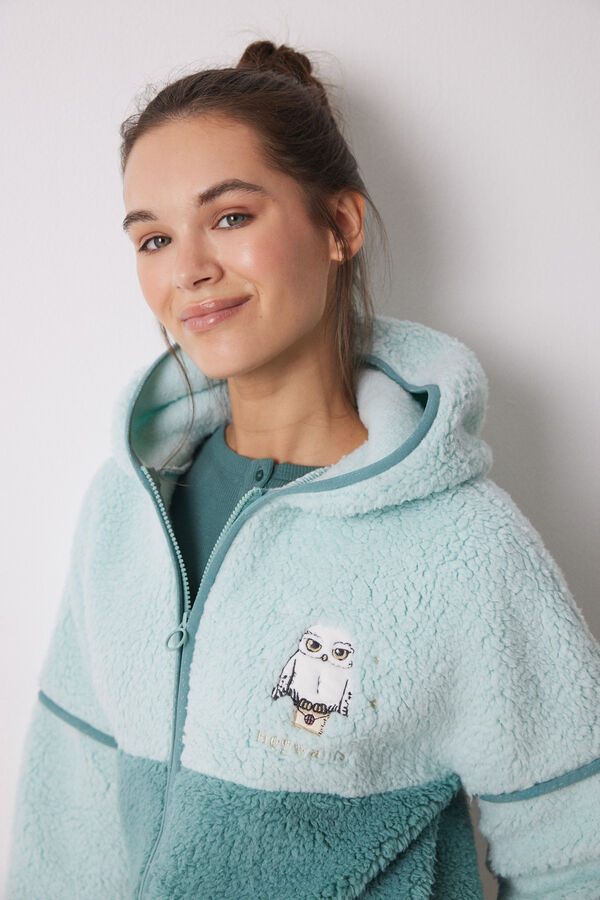 Women'secret Robe Harry Potter bloco de cor verde verde