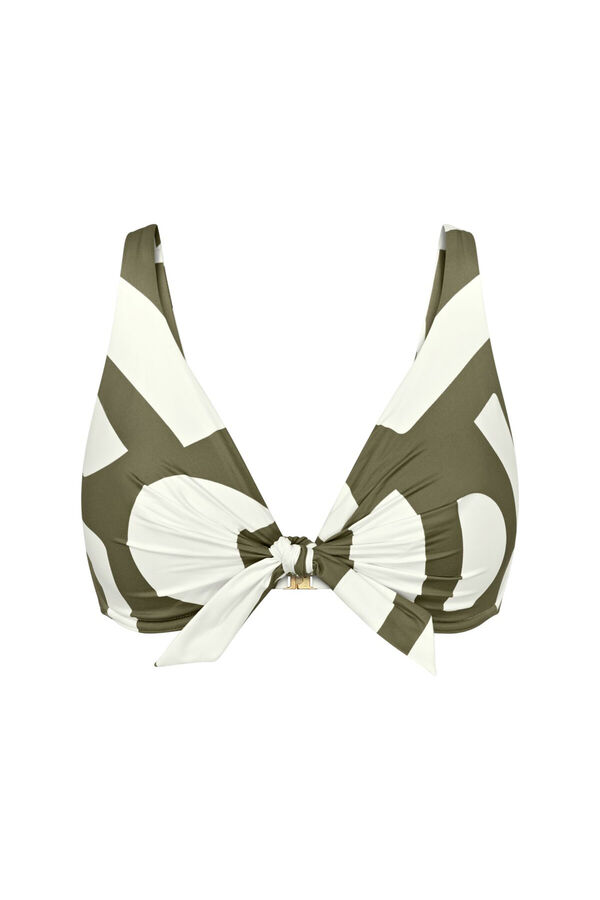 Triumph Top de biquíni com aro verde