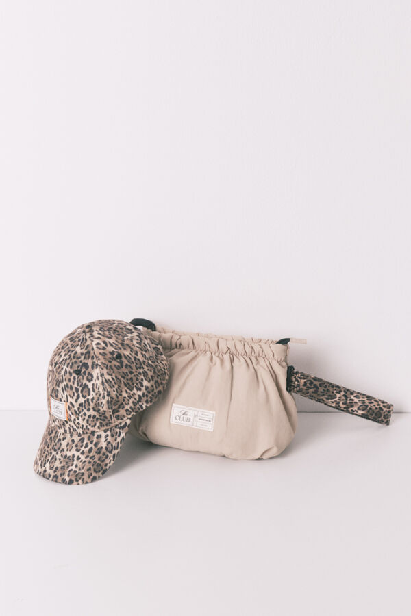 Women'secret Gorra felpa animal print estampado