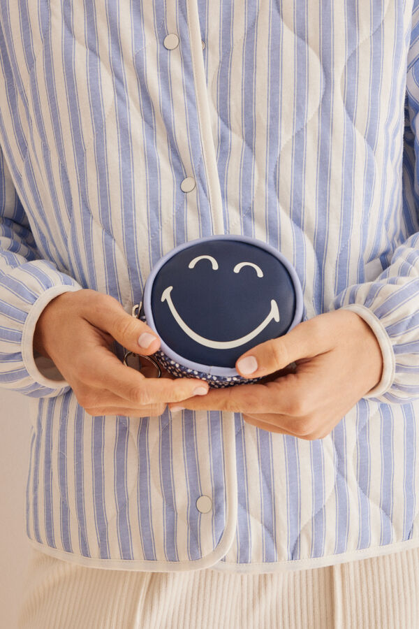 Women'secret Monedero redondo SmileyWorld &reg; azul azul