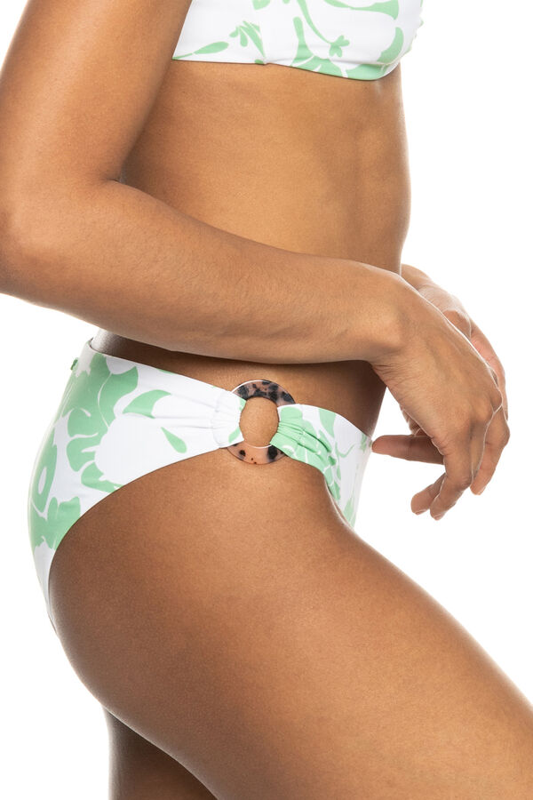 Roxy Cuequinha de biquíni de cobertura moderada para Mulher verde